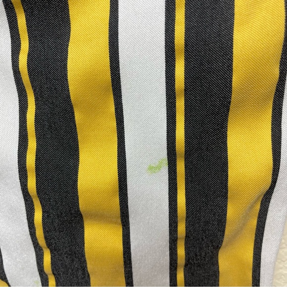 Donna L'Oren Black Yellow White Stripe Jeggings Pants - Picture 9 of 9